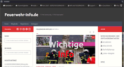 Desktop Screenshot of feuerwehr-info.de
